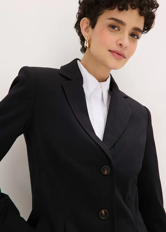 Kavaj med lagda veck, bonprix