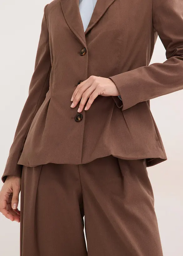 Kavaj med lagda veck, bonprix