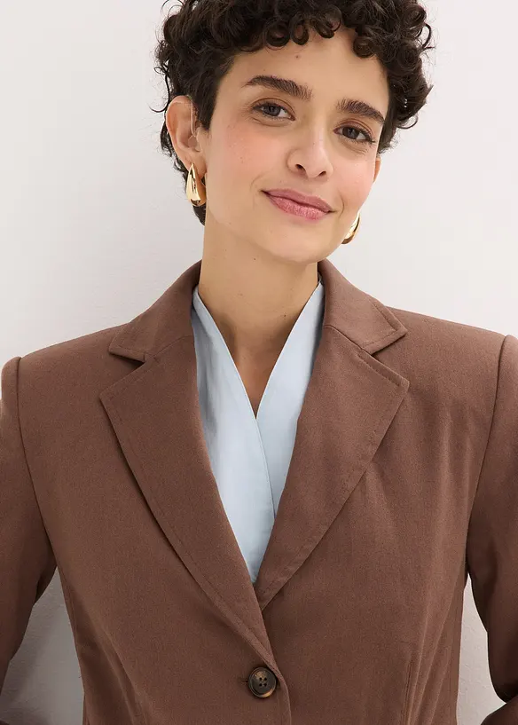 Kavaj med lagda veck, bonprix