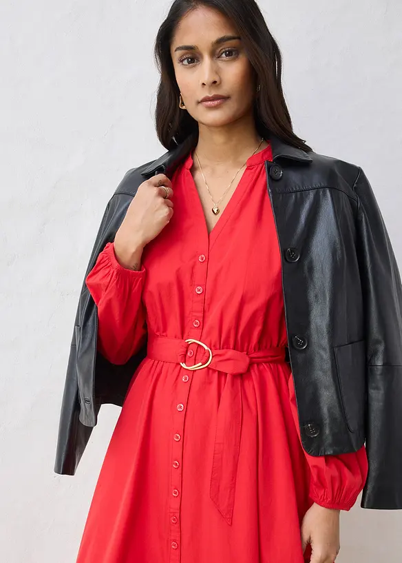 Bluskl&auml;nning med sk&auml;rp och sidenandel, bonprix