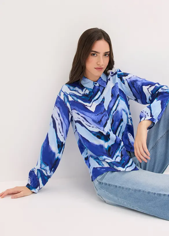 M&ouml;nstrad blus, bonprix