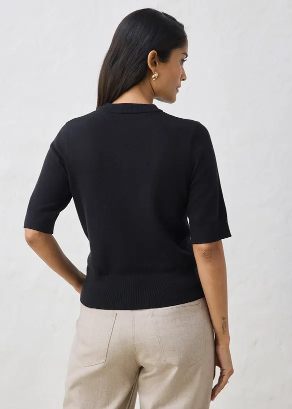 Tr&ouml;ja med sidenandel, bonprix