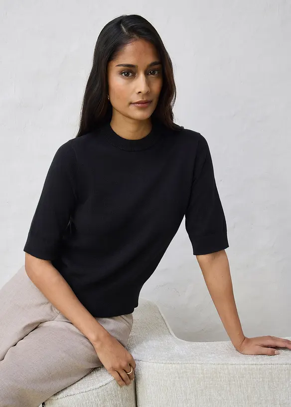 Tr&ouml;ja med sidenandel, bonprix