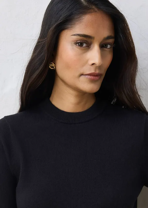 Tr&ouml;ja med sidenandel, bonprix