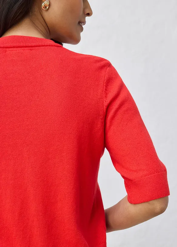 Tr&ouml;ja med sidenandel, bonprix