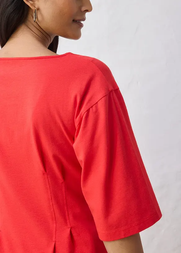 Topp i bomullsmix, bonprix