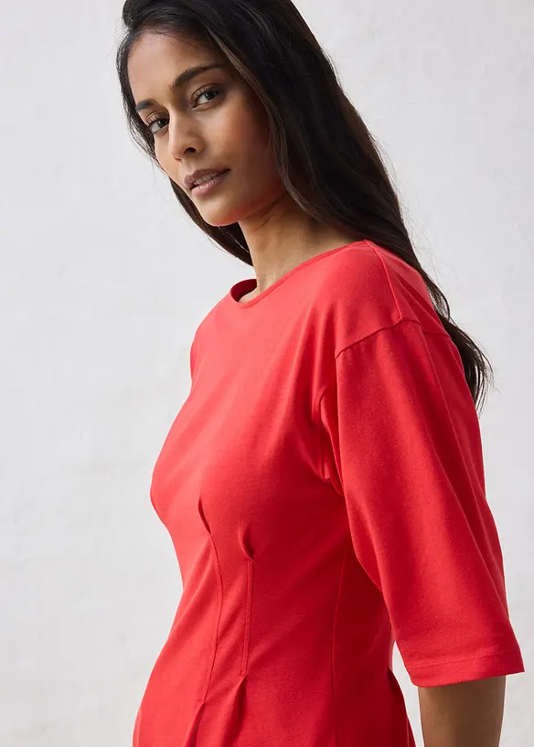 Topp i bomullsmix, bonprix