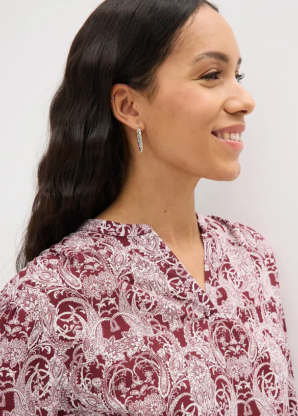 Blus i bomull, bonprix