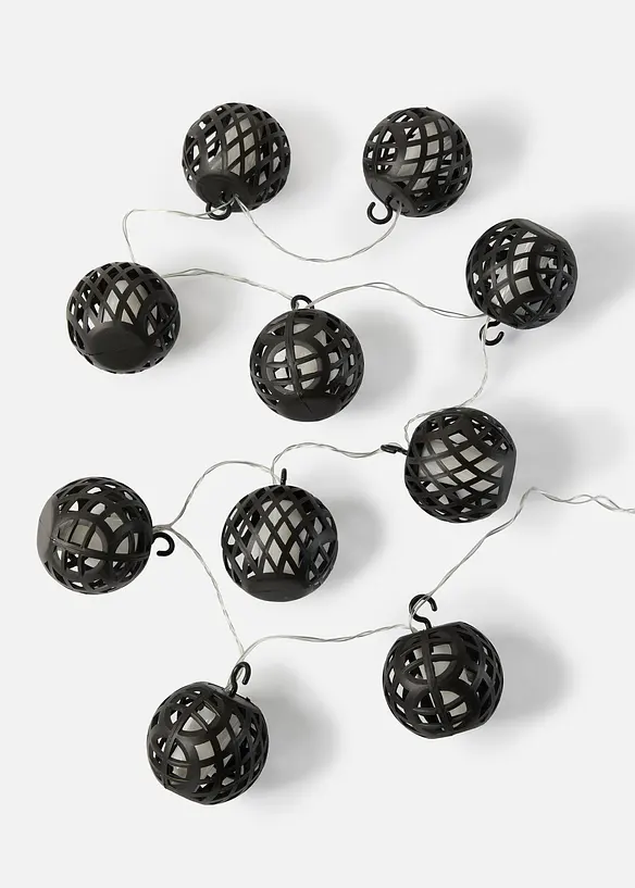 LED-ljusslinga med meshkulor, bonprix