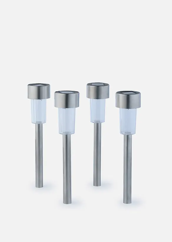Solcellslampa v&auml;g (4-pack), bonprix