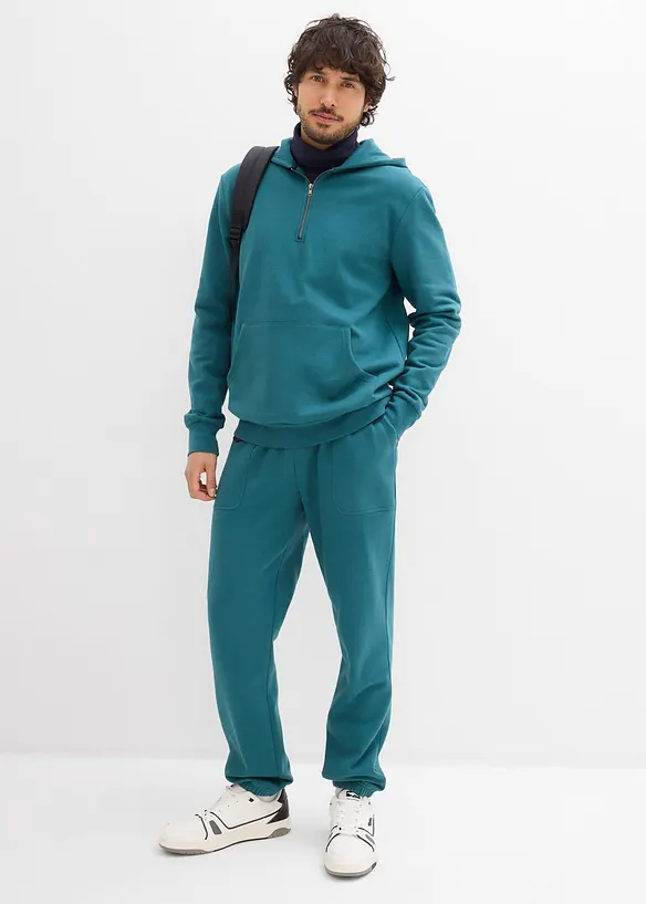 Luvtr&ouml;ja med dragkedja, av ekologisk bomull, bonprix