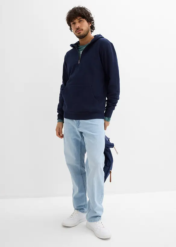 Luvtr&ouml;ja med dragkedja, av ekologisk bomull, bonprix