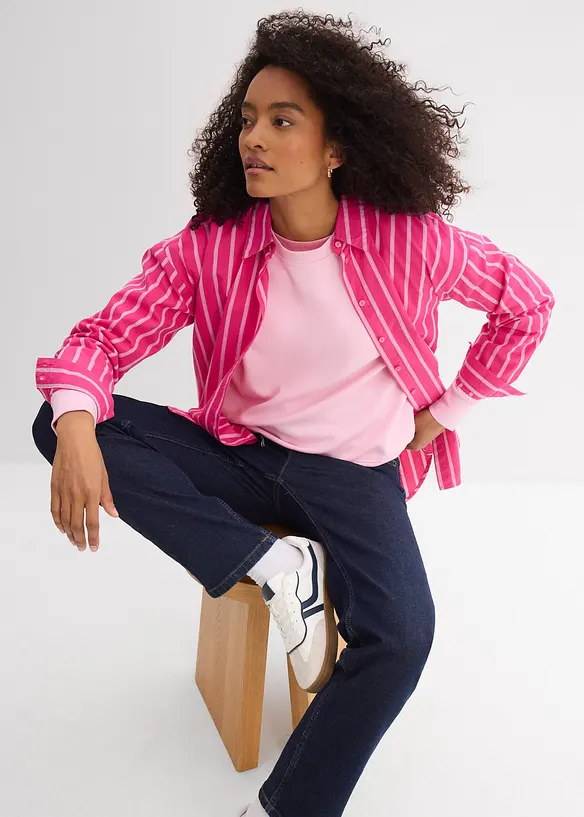 Loose Straight Jeans Mid Waist, bonprix