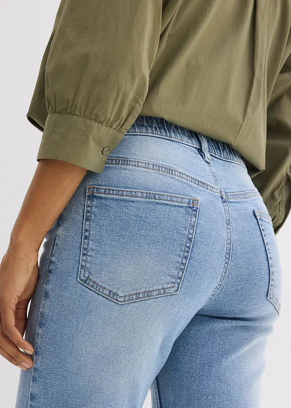 Loose Straight Jeans Mid Waist, bonprix