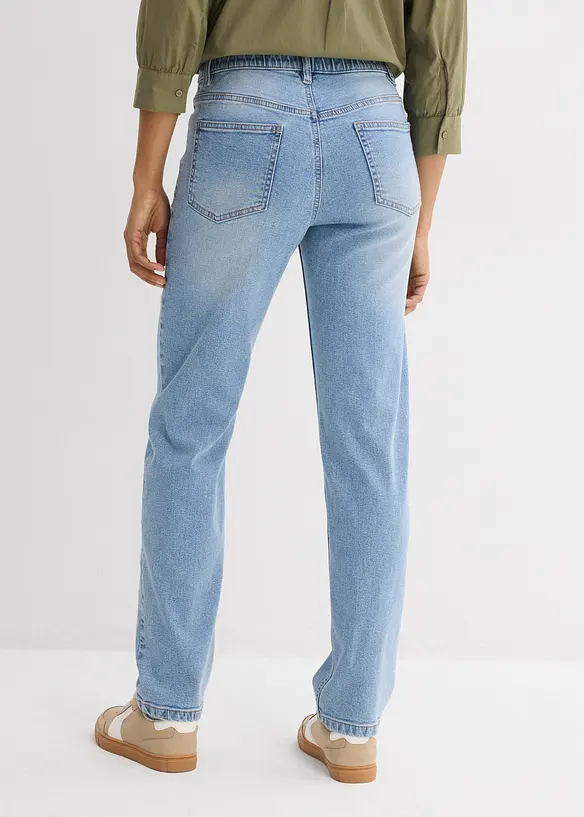 Loose Straight Jeans Mid Waist, bonprix