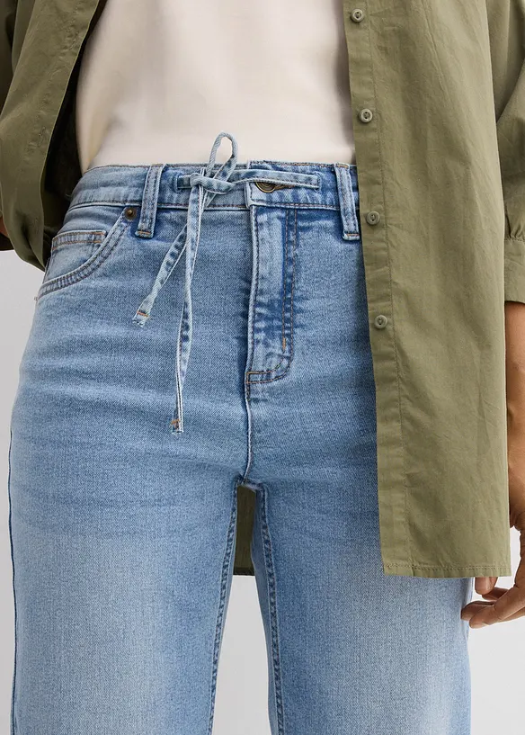 Loose Straight Jeans Mid Waist, bonprix