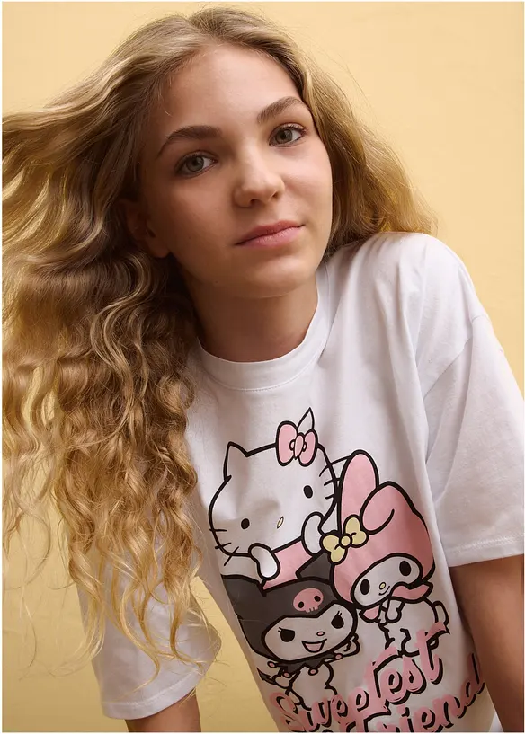 T-shirt i bomull med Hello Kitty-tryck, Hello Kitty