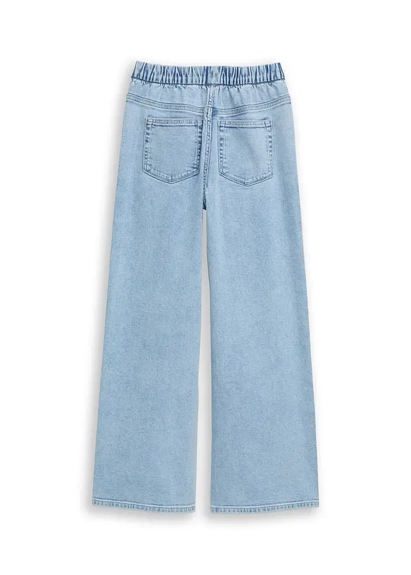 Jeans fr&aring;n Tom Tailor med Wide Leg och Mid Waist, Tom Tailor