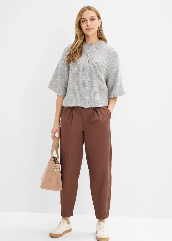 Byxa i barrelmodell med res&aring;rmidja, bonprix