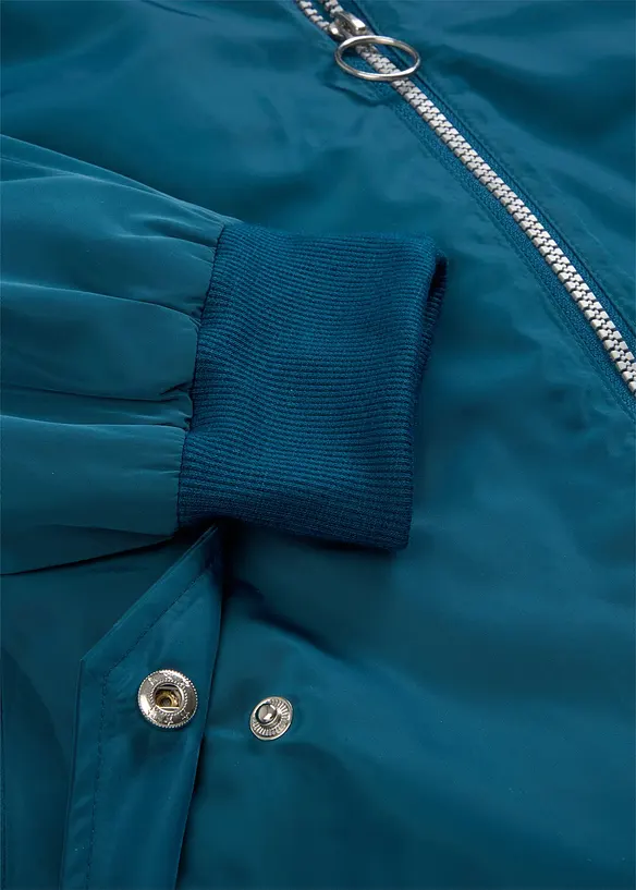 Vid pilotjacka med leopardm&ouml;nstrat foder, bonprix