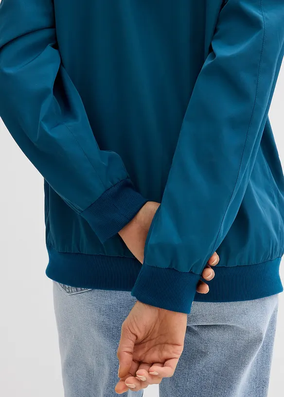 Vid pilotjacka med leopardm&ouml;nstrat foder, bonprix