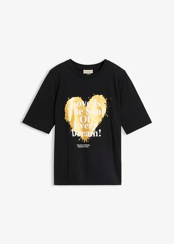 T-shirt i ekologisk bomull, bonprix