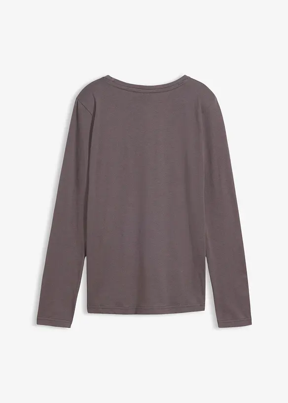 L&aring;ng&auml;rmad T-shirt i ekologisk bomull, bonprix