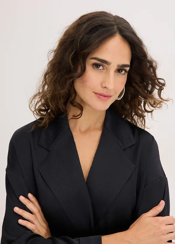 Dubbelkn&auml;ppt oversizekavaj, bonprix