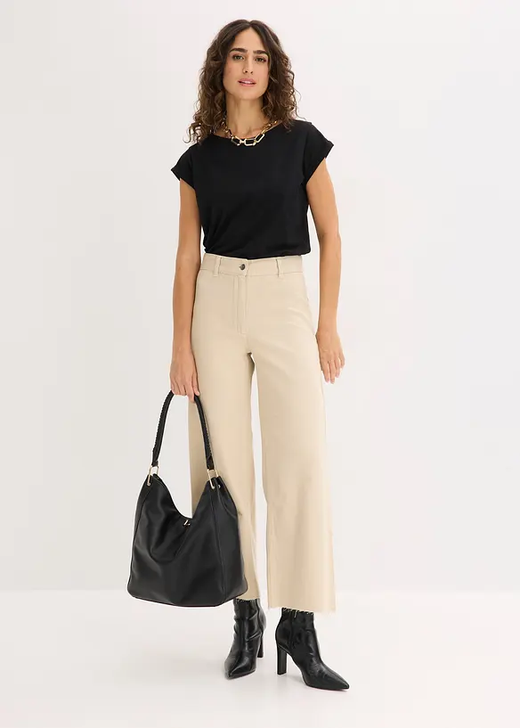 Twillbyxa i bomull, bonprix