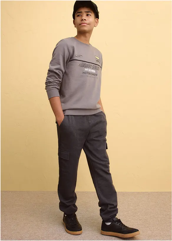 Sweatshirt i mjuk bomullsmix, bonprix