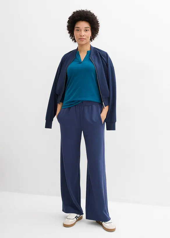 Topp med farfarskrage, bonprix