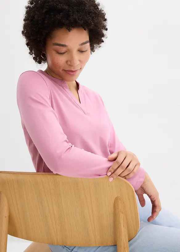 Topp med farfarskrage, bonprix