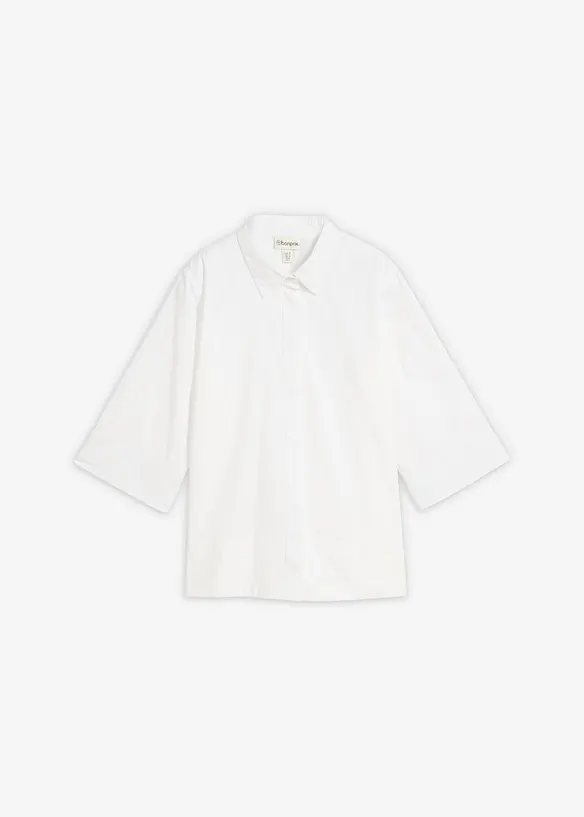 Blus i ekologisk bomull, bonprix