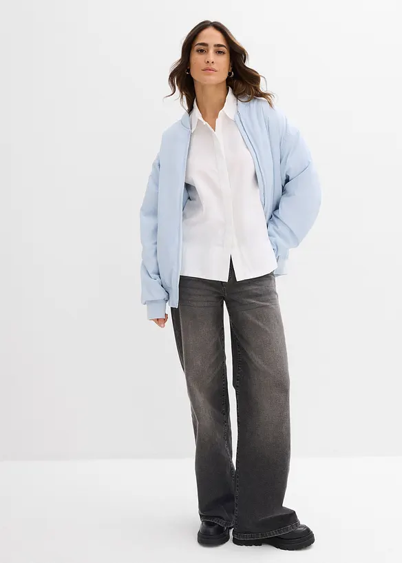 Blus i ekologisk bomull, bonprix