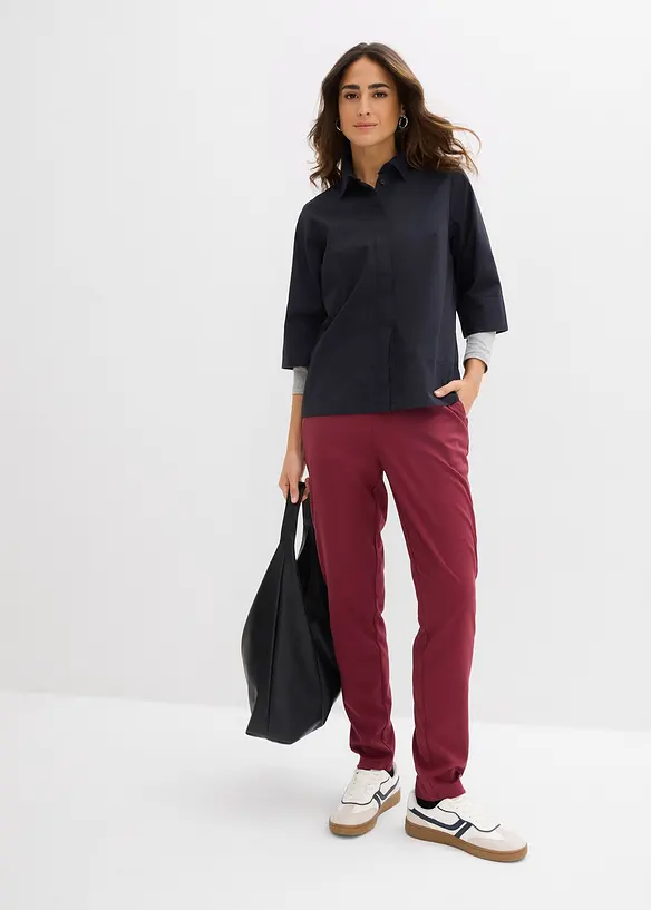 Blus i ekologisk bomull, bonprix