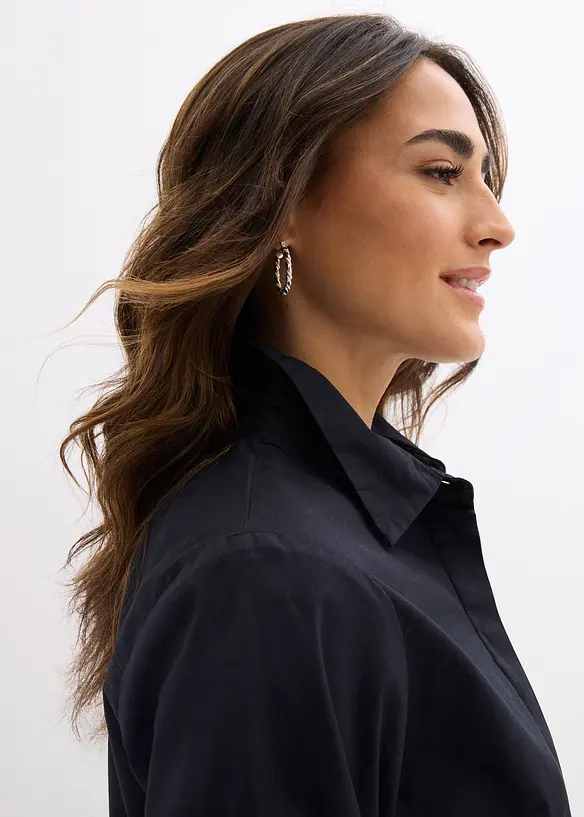 Blus i ekologisk bomull, bonprix