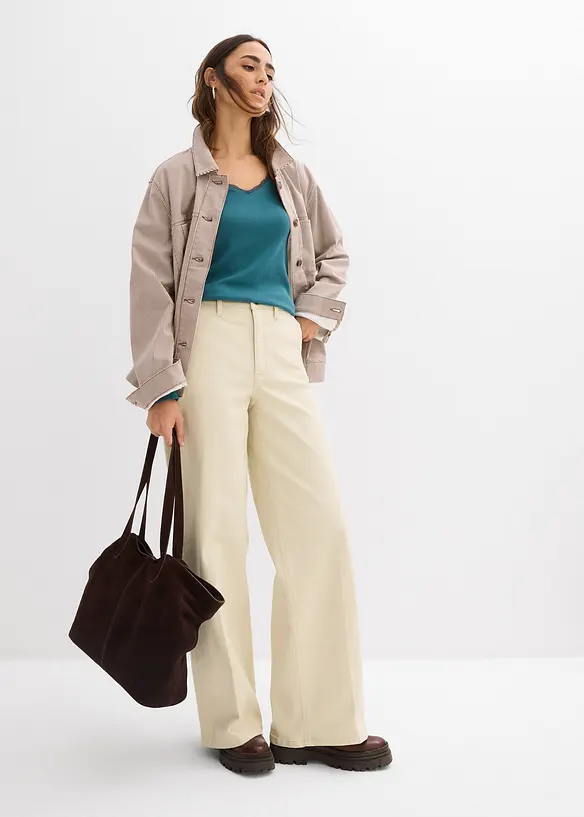 L&aring;ng&auml;rmad topp, bonprix