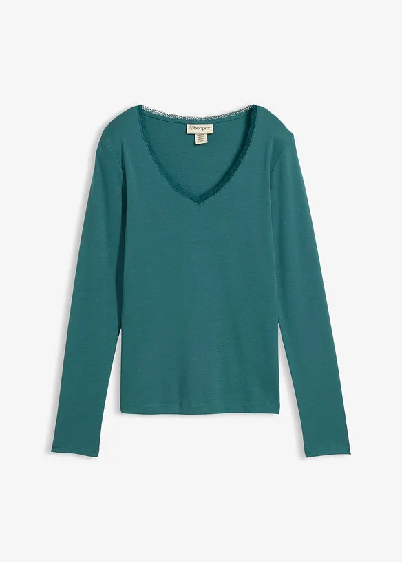 L&aring;ng&auml;rmad topp, bonprix