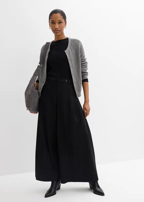 Vid byxa med bekv&auml;m midja, bonprix