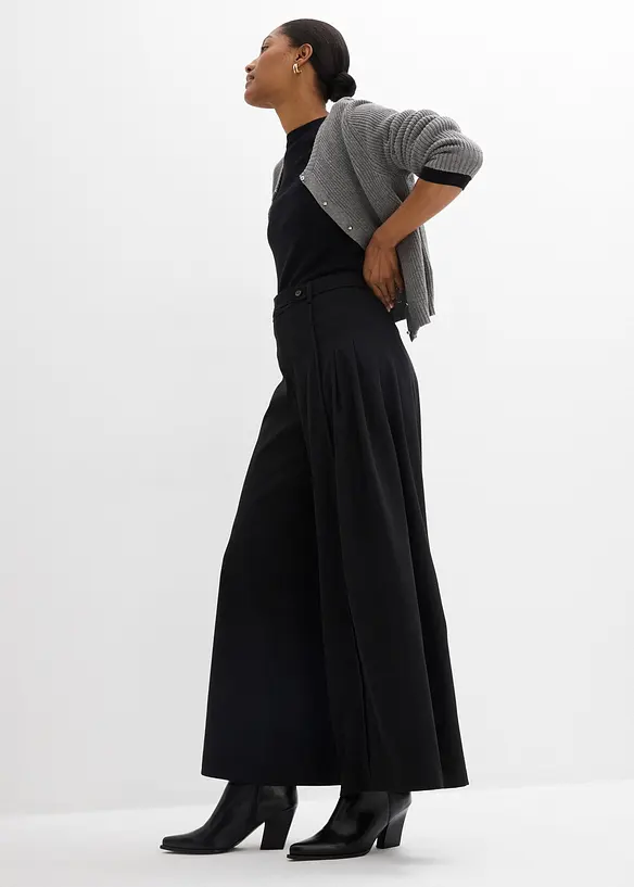 Vid byxa med bekv&auml;m midja, bonprix