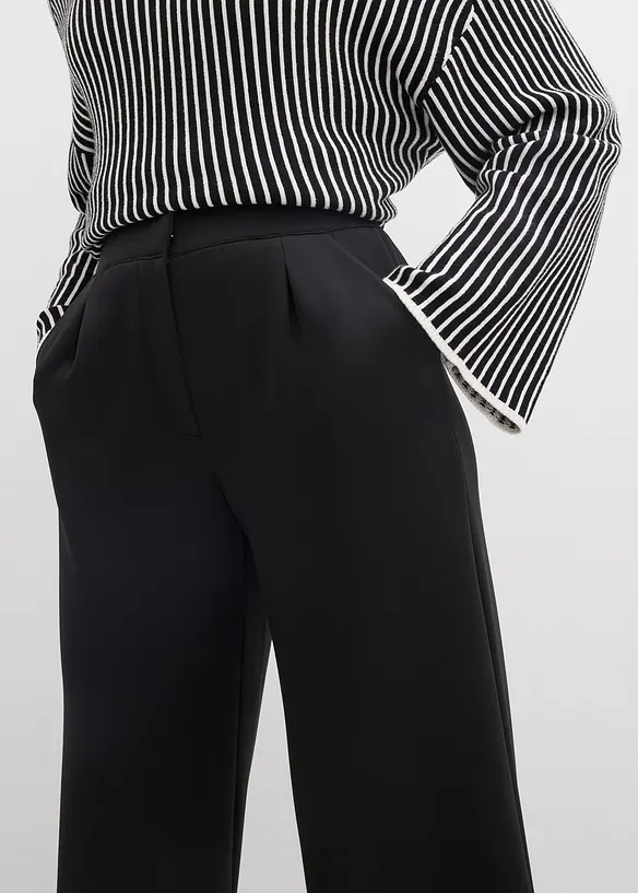 Bekv&auml;m byxa i f&ouml;ljsam trik&aring;, bonprix