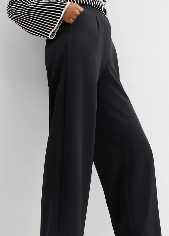 Bekv&auml;m byxa i f&ouml;ljsam trik&aring;, bonprix