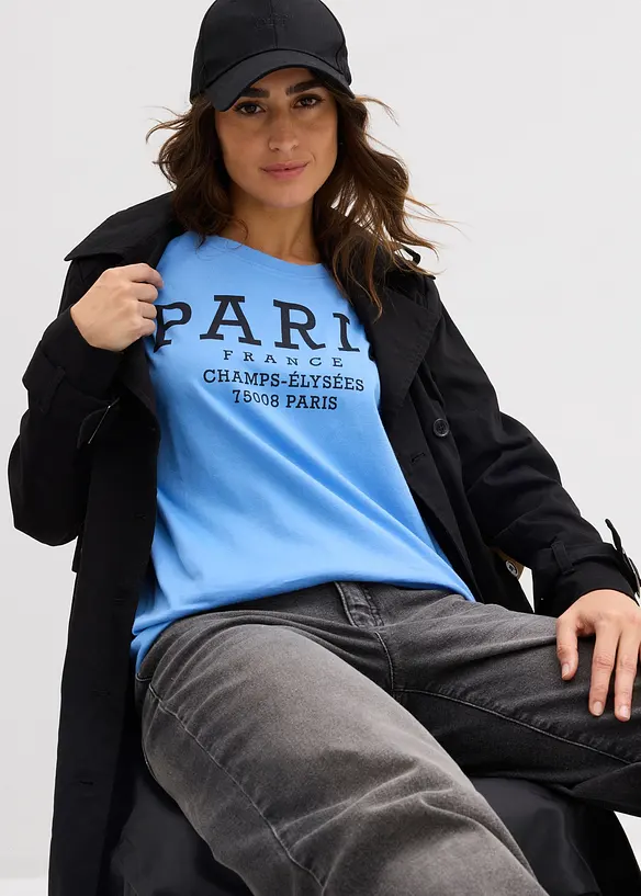 T-shirt i ekologisk bomull, bonprix