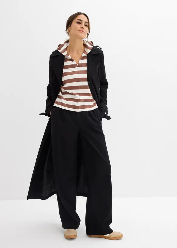 Finstickad oversizetr&ouml;ja i bomullsmix, bonprix