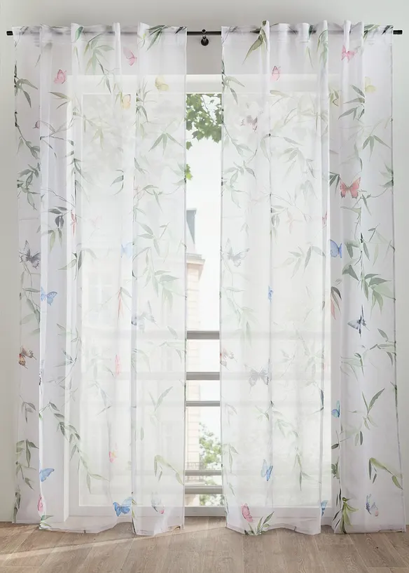 Gardin med blomm&ouml;nster (1-pack), bonprix