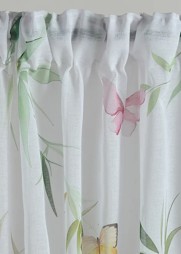 Gardin med blomm&ouml;nster (1-pack), bonprix