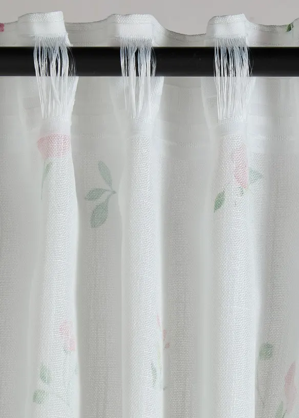 Gardinl&auml;ngd med blomm&ouml;nster (1-pack), bonprix