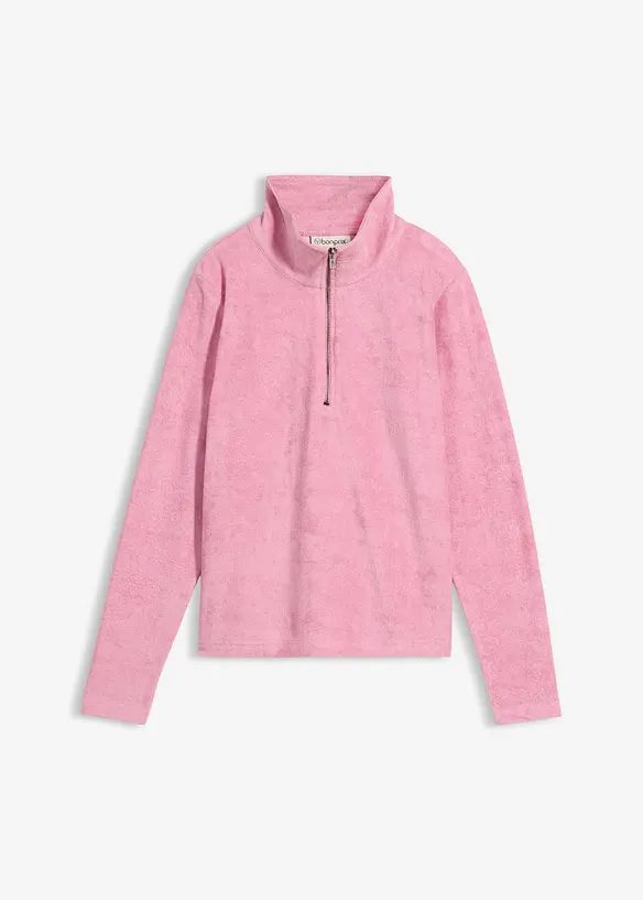 L&aring;ng&auml;rmad topp i frott&eacute;, bonprix