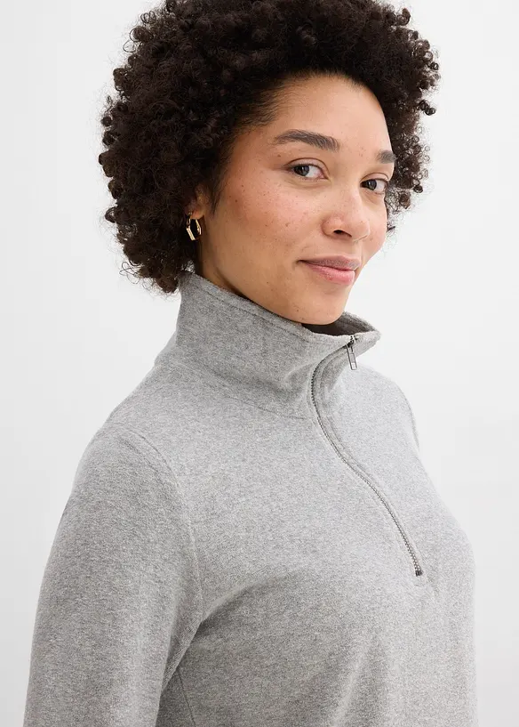 L&aring;ng&auml;rmad topp i frott&eacute;, bonprix