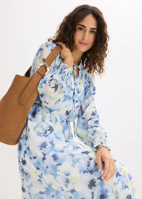 M&ouml;nstrad chiffongblus, bonprix